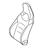 24791051029E43 - Body: Seat Back Cushion Cover for Mercedes-Benz Image