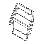 BB5Z78613A38A - Body: Seat Back Frame for Ford Image