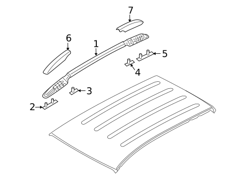 Luggage Carrier for 2012 Hyundai Tucson #0