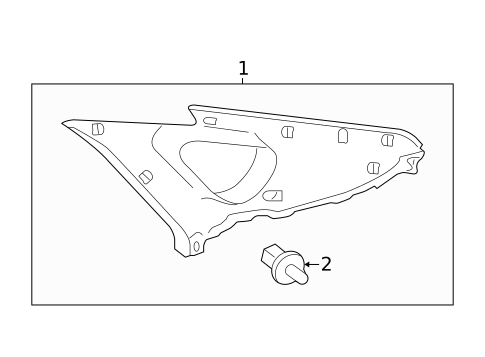 Interior Trim - Quarter Panels for 2013 Toyota Prius #0
