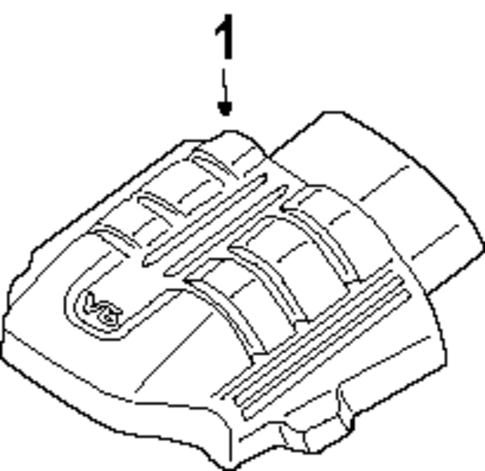 Engine Appearance Cover for 2004 Isuzu Axiom #0