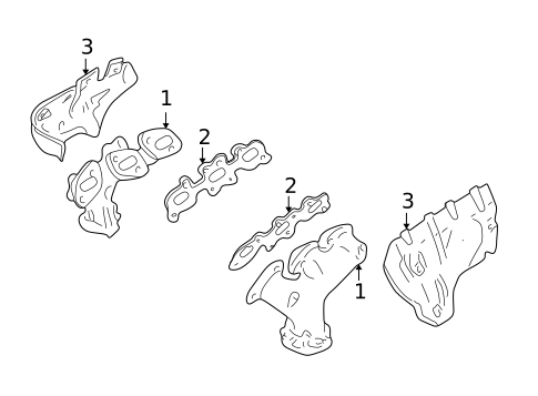 Exhaust Manifold for 2002 INFINITI I35 #0