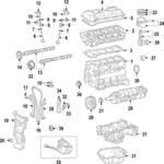 1350137030 - : Camshaft             for Toyota: Prius, Prius Plug-In, Prius V Image