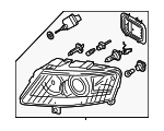4F0941004DR - : Composite Headlamp for Audi: A6, A6 Quattro, S6 Image