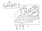 N10721806 - Electrical: Headlight Bulb for Audi Image