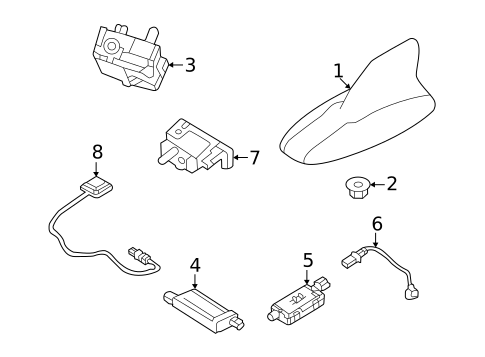 Antenna & Radio for 2023 Land Rover Range Rover #0