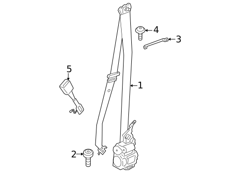 Front Seat Belts for 2023 BMW iX #0
