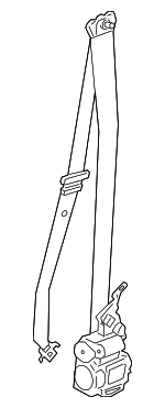 72117911593 - : Seat Belt Assembly for BMW Image