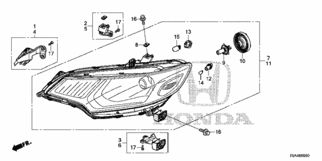 Headlight for 2016 Honda Fit #0