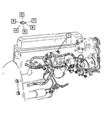 56041502AB - Electrical: Engine Wiring for Mopar Image