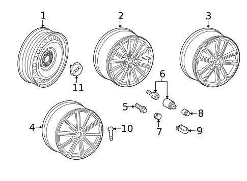 Wheels for 2025 Audi S5 Sportback #1