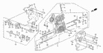 25145PA9010 - Transmission - Automatic: SHAFT, OIL PUMP GEAR for Honda Image