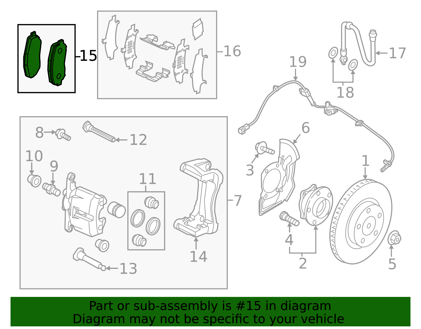 VAY0-33-28ZA - Disc Brake Pad Set - 2023-2025 Mazda CX-50 | Mazda Swag