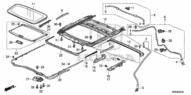 Sliding Roof for 2015 Honda Odyssey #0