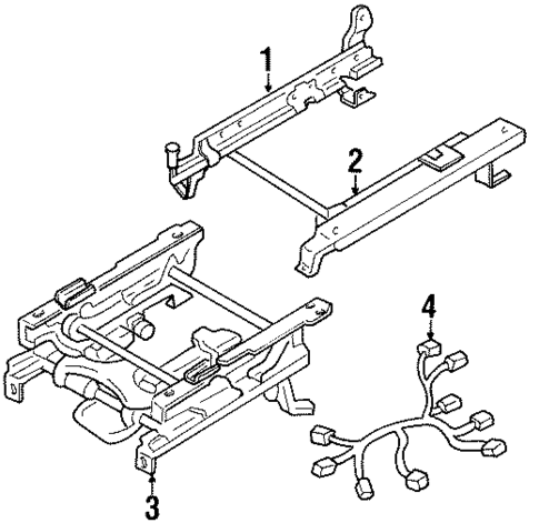 Tracks & Components for 1995 Isuzu Trooper #0