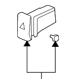 35510S9AA01 - Body: Hazard Switch for Honda: CR-V Image