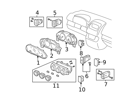 Controls for 2006 Honda CR-V #0
