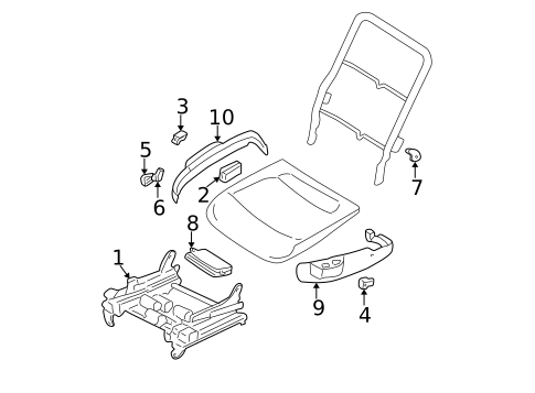 Tracks & Components for 2001 Chrysler 300M #0