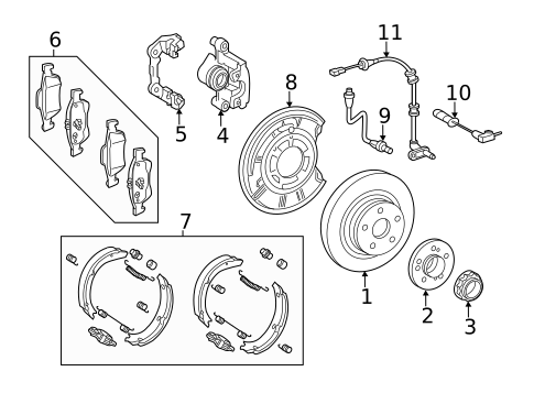 Brake Components for 2014 Mercedes-Benz E350 #1