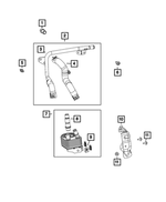 68424631AA - : Oil Cooler Tube And Hose for Mopar Image
