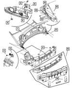 6507648AA - Body Sheet Metal Except Doors: Screw for Mopar Image