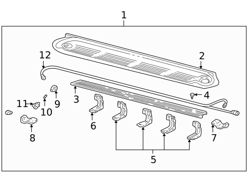 Running Board for 2004 Ford Excursion #0