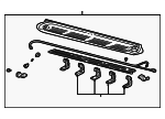 2C7Z16451AAA - Body: Running Board for Ford: Excursion Image