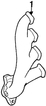 F5AZ9430A - Exhaust: Manifold for Ford: Crown Victoria | Lincoln: Town Car | Mercury: Grand Marquis Image