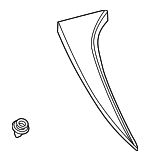7608712060 - Body: Side Spoiler for Toyota Image