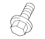 90159A0038 - Body: Side Spoiler Screw for Toyota Image