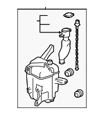 8531521030 - Body: Washer Reservoir for Toyota Image