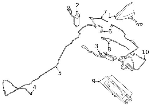 Antenna & Radio for 2024 Lincoln Aviator #0