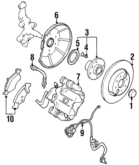 Anti-Lock Brakes for 2003 Ford Escort #1