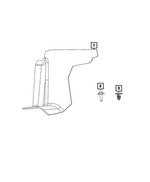 68592670AA - Electrical: Tail Lamp Close Out, Right for Mopar Image