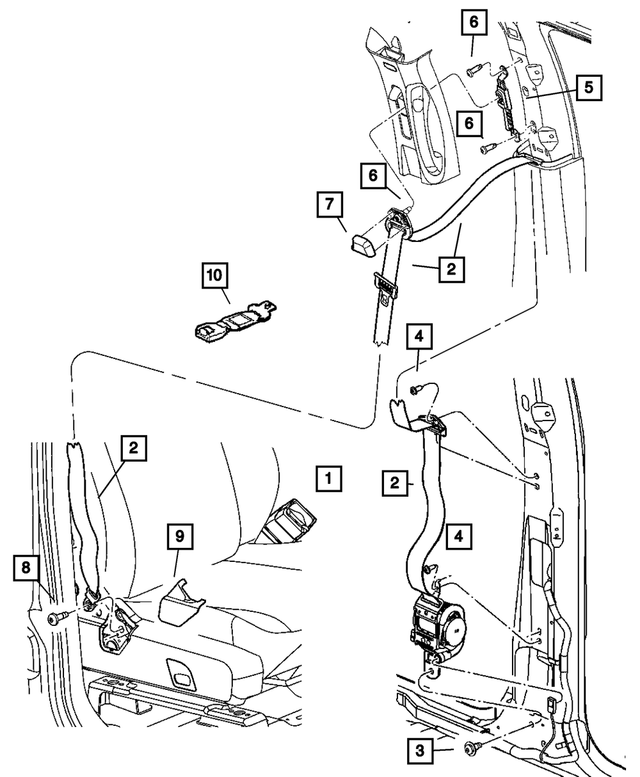 68004515AC - Interior Trim: Seat Adjuster Shield for Mopar Image