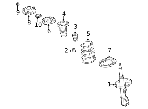 Struts & Components for 2007 Lexus RX350 #6