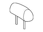 7191001160B0 - Body: Headrest for Toyota Image