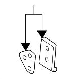 F8RZ63218K02AA - Body: Striker Plate for Ford Image