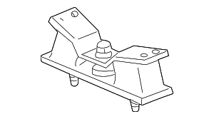 1237150081 - Engine: Engine Mount (Rear) for Toyota: Land Cruiser Image