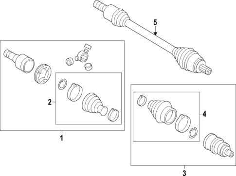 Axle Shafts & Joints for 2023 Volkswagen Taos #0
