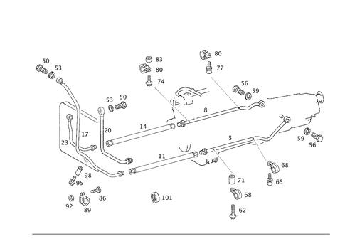 Transmission Cooling for 2000 Mercedes-Benz CLK430 #0