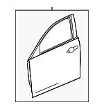 84123306 - Body: Door Shell for Cadillac: ATS Image