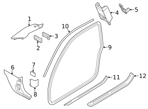 Interior Trim - Pillars for 2012 BMW 335is #0