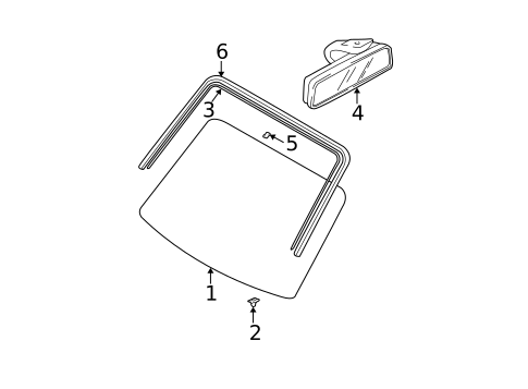 Reveal Moldings for 2003 Hyundai Santa Fe #0