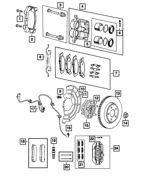 Front Brakes for 2027 Dodge Durango #0
