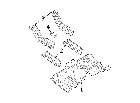 Floor & Rails for 2005 Lincoln Navigator #0