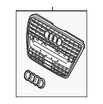 4L0853651HVMZ - : Grille for Audi: Q7 Image