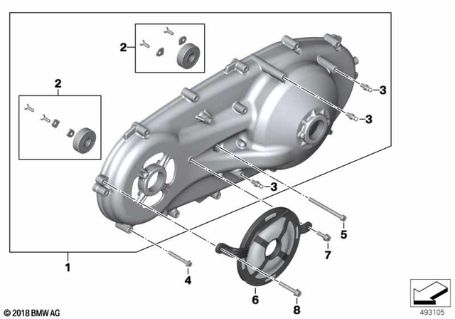 7129908760 - Engine: Internal Torx Screw with Washer - M6X40-U1-8.8 for BMW-Motorrad Image image