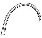 95C854732FOK1 - : Wheel Opening Molding for Porsche: Macan Image