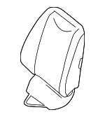 876203NF0A - Body: Seat Back Assembly for Nissan: LEAF Image